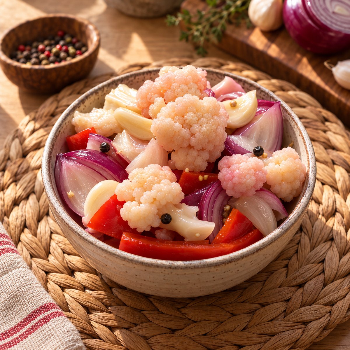 Рецепт маринованной цветной капусты